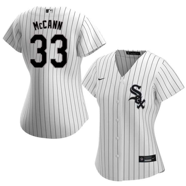 Nike Women #33 James McCann Chicago White Sox Baseball Jerseys Sale-White